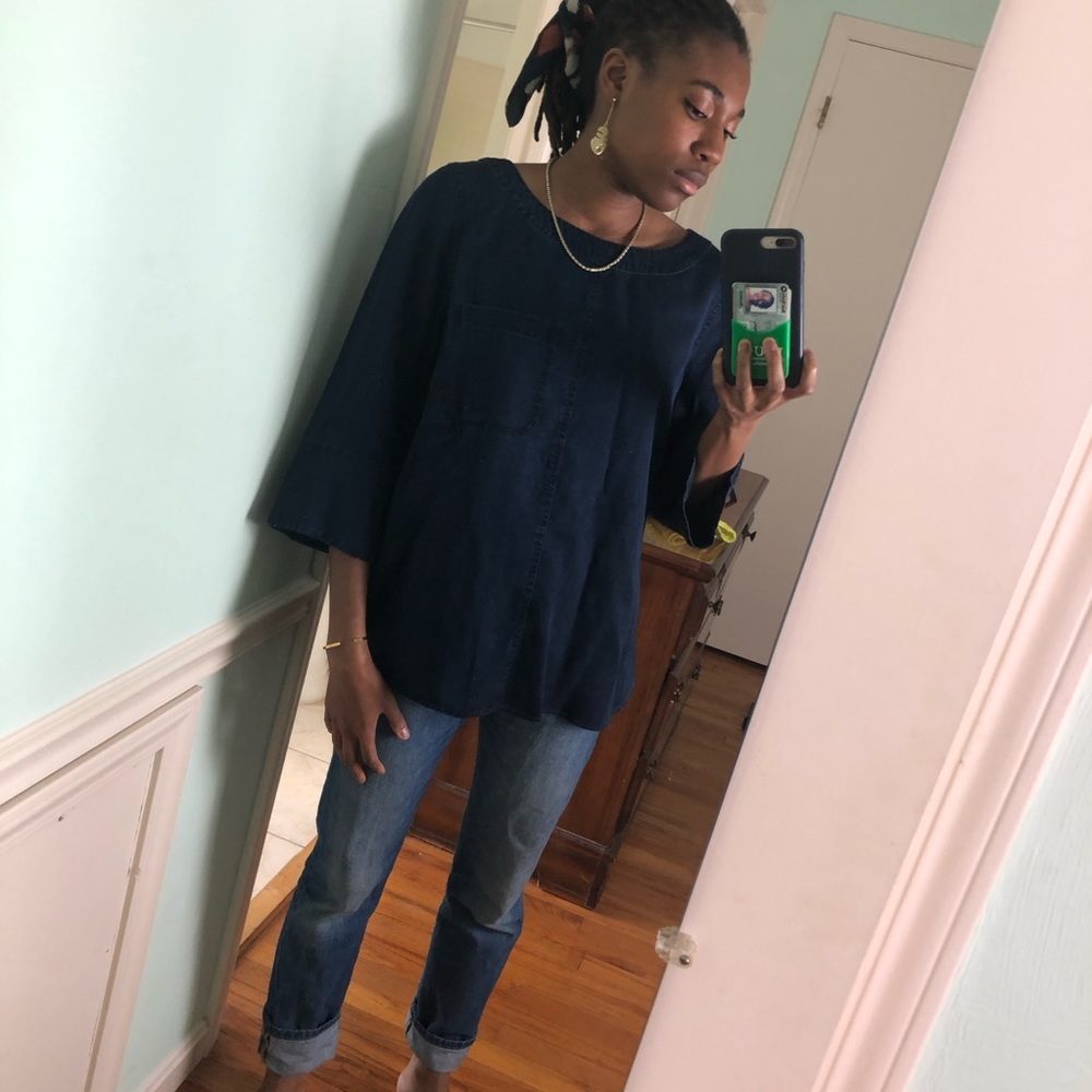 Soft Surroundings Denim Tunic